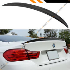 FOR 14-19 BMW F36 4 SERIES GRAN COUPE HIGH KICK CARBON FIBER TRUNK SPOILER WING picture