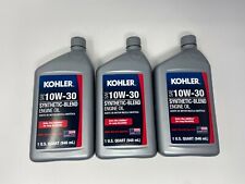 Kohler 10W30 Semi Synthetic Motor Oil 3 QUARTS 25 357 65-S 3 PACK 10w-30 picture