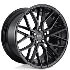 18x8 Niche Wheels M190 Gamma Matte Black Rims 5x114.3 ET+40 (1pc) picture