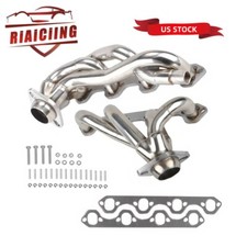 for 1987-1996 Ford F150 F250 Bronco 5.8L V8 Stainless Shorty Manifold Headers US picture