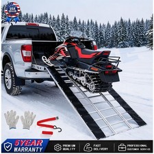 Aluminum Tri-Fold Loading Ramp 85 x 54 in 1500 lb for Snowmobile, ATV and UTV picture