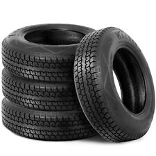 Set Of 4 ST205/75D15 Trailer Tires 6Ply Heavy Duty 205 75 15 Replacement Tyres picture