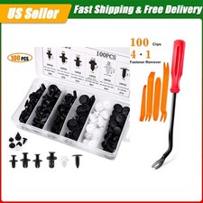 100Pcs For INFINITI Bumper Hood Clips Retainer Rivet Fastener fender Push Pin picture