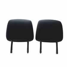 16-19 Toyota Prius 17-20 Prius Prime Headrest Rear Second Row Black Cloth Set 2 picture