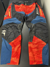 KLIM Dakar OTB Motorcycle Pants Orange Blue ADV Enduro Size 38 Regular Dirt Bike picture