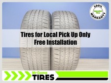 Set of 2 Falken Ziex ZE001A A/S 255/55R18 Used Tires 7.3/32 Tread 98V 255518 picture