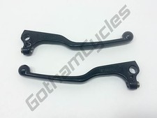 OEM Ducati Front Brake & Clutch Master Cylinder Pump Black Lever Set Pair picture