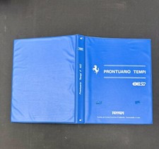 Factory Original Ferrari BB512 1981 Prontuario Tempi F 102 picture