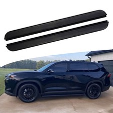 2PC Side Steps Nerf Bars Running Board Fits For Grand Highlander 2024-2027 Black picture