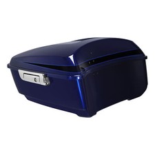 King Trunk Fits For Harley Touring Road King Glide 2014-2025 #Blue/Black Sunglo picture