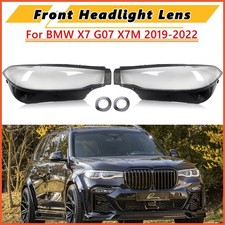 Left Right Front Headlight Lens Cover Headlamp Pair For BMW G07 X7 2019-2022 picture