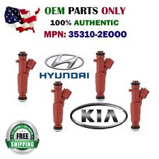 Genuine x4 Hyundai Fuel Injectors for 2011-2022 Hyundai & Kia 1.6L/1.8L/2.0L I4 picture