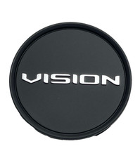 Vision Satin Black Snap In Wheel Center Cap C223SB picture
