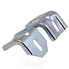 79-93 Fox Body Mustang 79-86 Capri Headlight Header Panel Support Bracket Pair picture