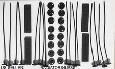 RADIATOR ELECTRIC FAN PLASTIC MOUNT KIT TIE STRAP MOUNTING UNIVERSAL- FOUR KITS picture