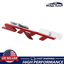1X Front Grille Emblem Badge For SRT Hellcat Matte Red Zinc Alloy With Screw picture