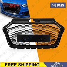 RS3 Style Honycomb Sport Front Grille Grill For 2017-2020 Audi A3 S3 8V picture