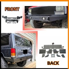 DIY Front & Rear Bumper Kit Bare Metal For 1984-2001 Jeep Cherokee XJ New picture