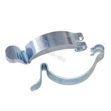 2 Pcs Silver Car Air Filter Cleaner Housing Box Lid Spring Clip Clamp For Toyota picture