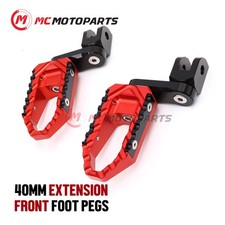 For Kawasaki ZZR 1200 2002-2005 1.5in Rider Front Wide Touring Foot Pegs picture
