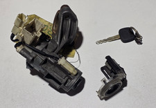 TOYOTA OEM IGNITION SWITCH LOCK CYLINDER STEERING COLUMN W/ KEY BEZEL 45020-06-1 picture
