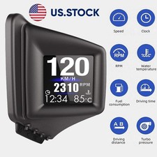 OBD2 GPS Head Up Display Navigation HUD Mirror GPS Projection Speedometer Alam picture