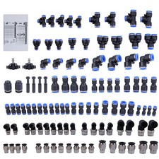 116PCS Air Line Quick Connect Fittings 1/8