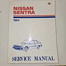 1984 Nissan Sentra  Factory  Service Manual Model B11 Series picture