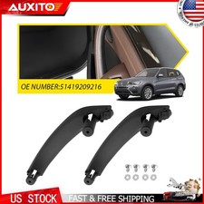 2x Right Door Handle Pull Trim Interior Black for BMW F25 X3 F26 X4 2011-2017 picture