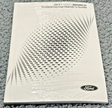 2024 Ford Bronco Supplemental Owners Guide Set NEW 24 Factory Sealed Manual Book picture