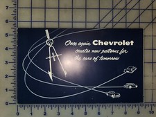 1953 1954 Chevrolet Corvair Nomad Concept Brochure Folder Original picture