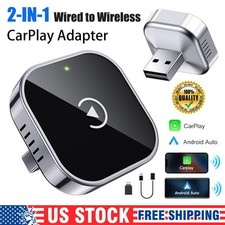 Wireless CarPlay Adapter for Apple iPhone & Android Auto USB Adapter Plug & Play picture