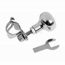 ISURE 2Pcs S.S Steering Wheel Spinner Heavy Duty Boat Handle Suicide Power Knob  picture