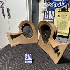 73-80 Squarebody Chevy GMC C10 Truck KICK PANELS with VENTS Non A/C Saddle GM OE picture