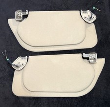 02-07 Ford Excursion, F250, F350 Sun Visor LH/RH Sunvisors OEM Tan Sunvisor Set picture