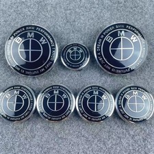 M-Tec Competiton Black Edition Roundel Front Rear Emblem Badge For E F G Series picture