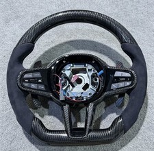 BMW Carbon Fiber and Alcantara Wheel For G11 G20 G39 G80 G82 X5 M3 M4 M5 G08 G06 picture