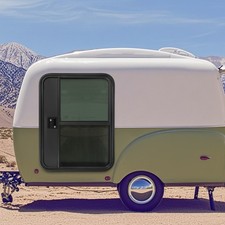 RV Camper Teardrop Trailer Door Left Driver Side Trailer Entry Door 26''W x 32