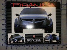 2000 Pontiac Piranha Concept Brochure Sheet   picture