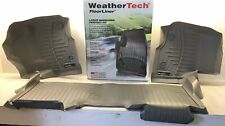 2017-2019 Ford Super Duty SuperCab Rear Floor Liner in Gray Weathertech picture