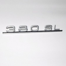 OEM 1981-1985 MERCEDES-BENZ 380 SL Trunk Lid Emblem Rear Back Boot Badge 380SL picture