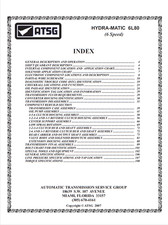6L80 ATSG Rebuild Manual Automatic Transmission Overhaul Service *PHYSICAL BOOK* picture