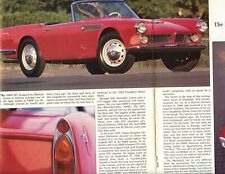 1959 BMW 507 ROADSTER 3 Page Color Article picture