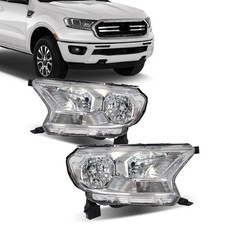 For Ford Ranger XL XLT 2019-2023 Chrome Housing Clear Corner Headlight Headlamp picture
