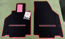 LLOYD MATS Ultimat LICENSED PORSCHE Front Floor Mat Set 986 Boxster RED IN STOCK picture