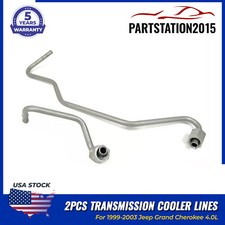 For 99-03 Jeep Grand Cherokee 2PCS Transmission Cooler Radiator Lines 52079753AB picture