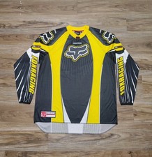 Vintage FOX Racing SFX Jersey RARE Yellow MX Motocross Moto Y2K Shirt XL Perfect picture