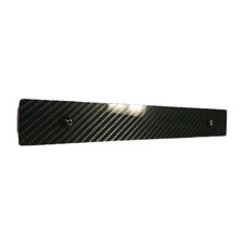 CARBON FIBER GLOSSY CNC'ed Front License Plate Delete for Subaru WRX Impreza STi picture