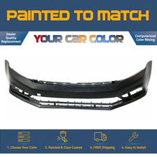 For 2015-2018 Volkswagen Jetta Front Bumper Painted to Match picture