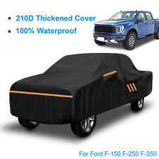 100% Waterproof 210D Pickup Truck Car Cover All Weather Fits Ford F-150/250/350 picture